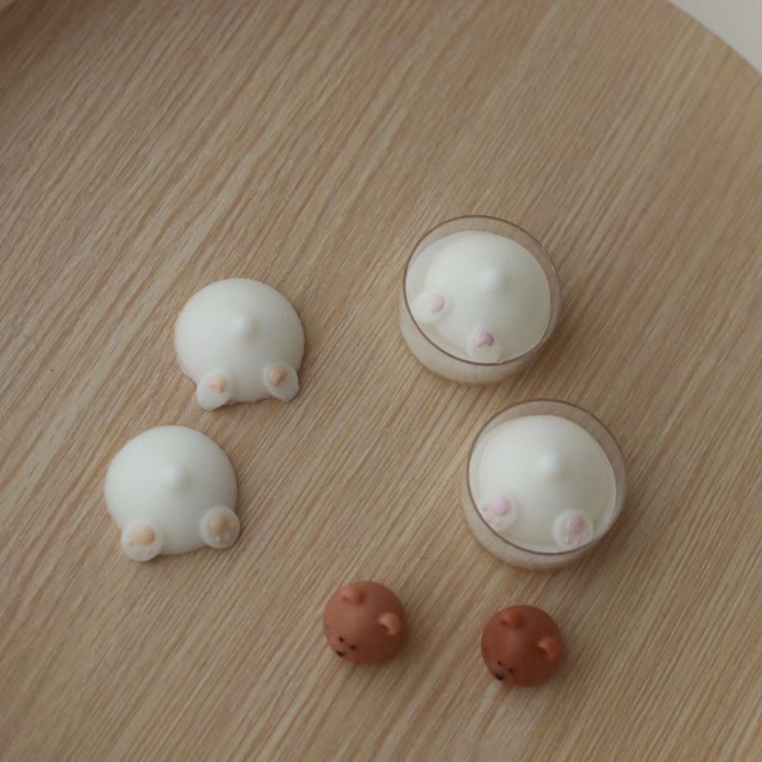 Candle Making Soy Wax - Rabbit Silicone Tea Wax Mold for