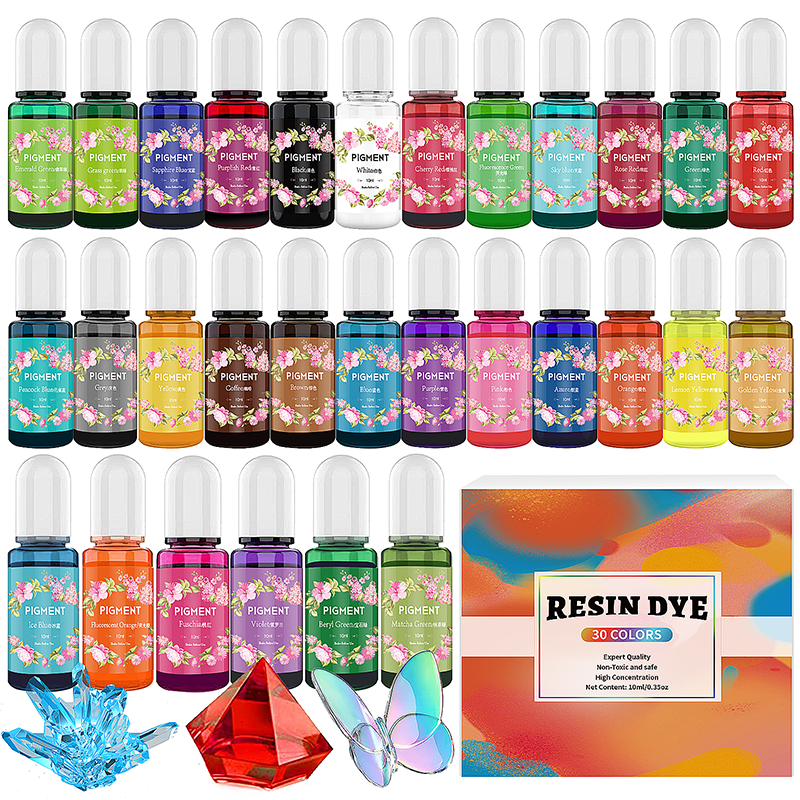 Candle Making Kits - DIY Epoxy Resin Pigment Kit Candle