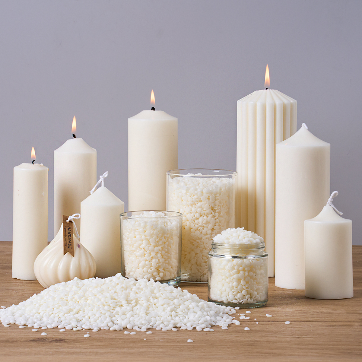 500g/1000g Natural Soy Wax DIY - Candle Making Soy Wax avaliação e preço