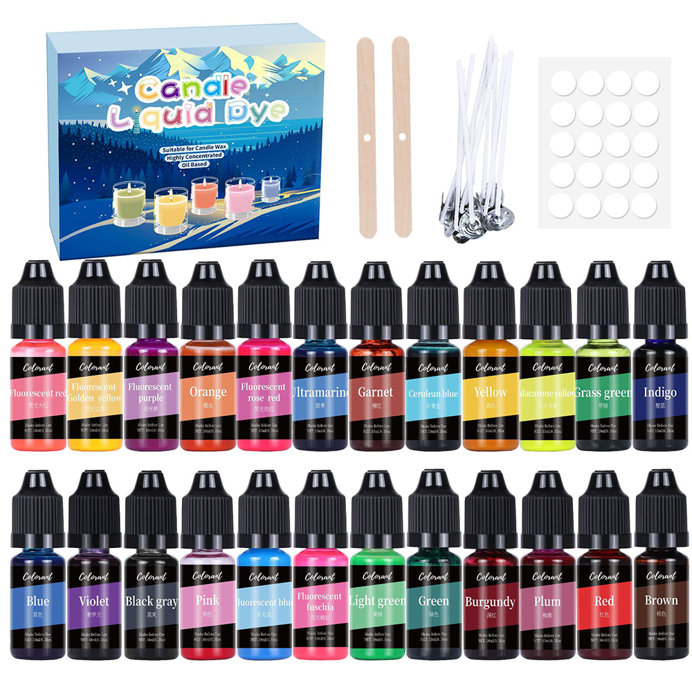Candle Dye 24colors 10ml Liqui - Candle Dye Chip avaliação e preço