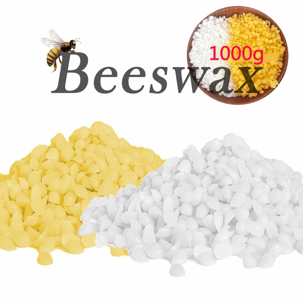 1000g Pure Natural Beeswax 100 - Candle Making Soy Wax avaliação e preço
