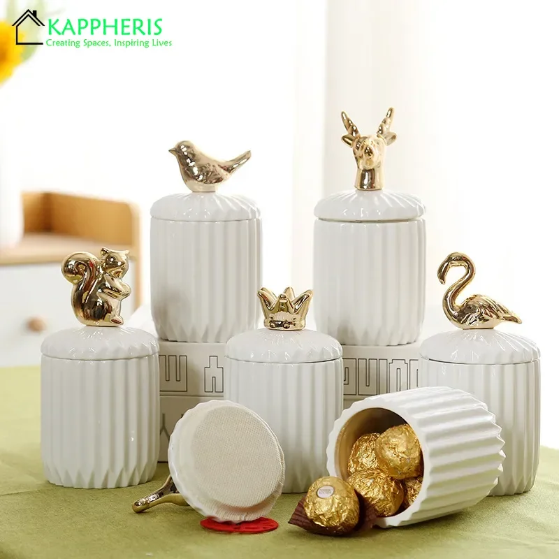 White Ceramic Candle Jars for  - Candle Making Jars Wholesale avaliação e preço