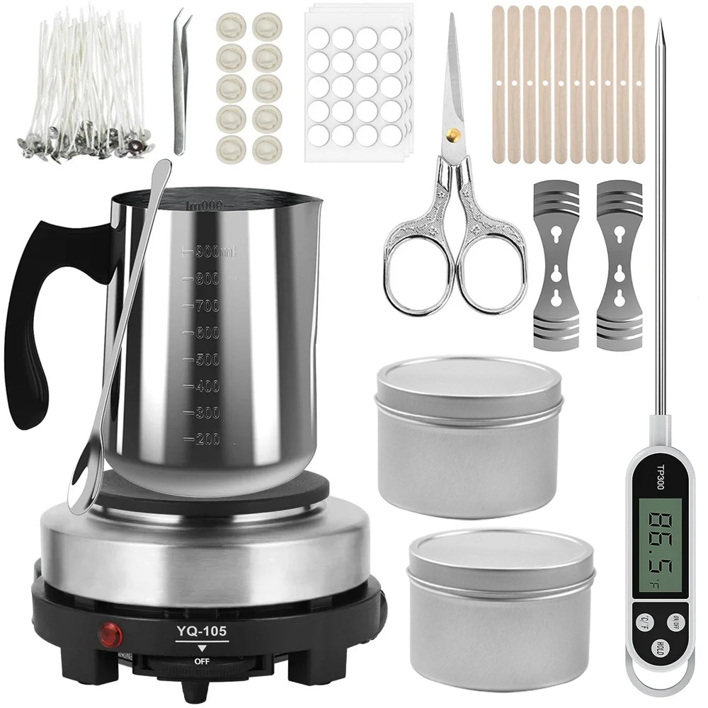 Candle Pouring Pot with Electr - Candle Making Jars Wholesale avaliação e preço