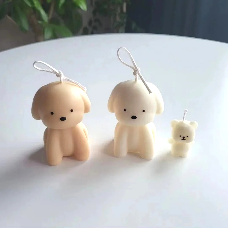 3D Puppy Scented Candle Silico - Candle Making Kits avaliação e preço