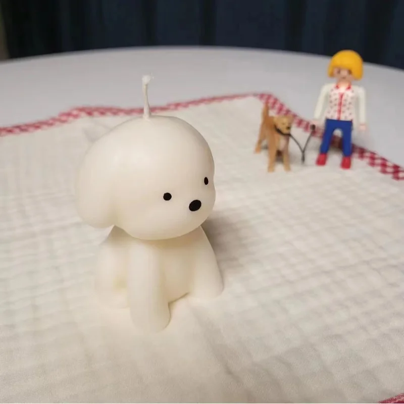 3D Puppy Scented Candle Silico - Candle Making Kits avaliação e preço