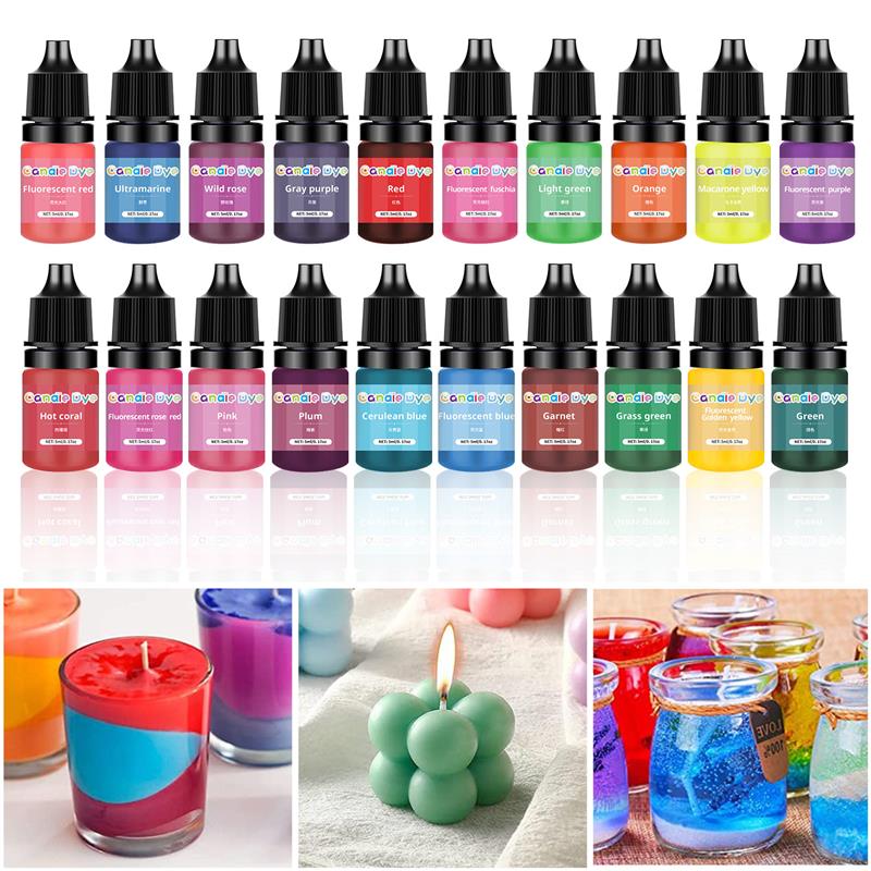 5ml/Bottle Candle Dye Pigments - Candle Dye Chip avaliação e preço