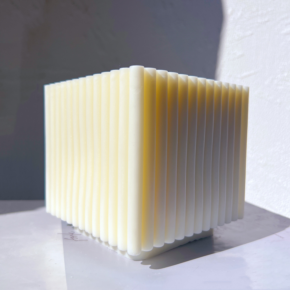 Big Size Ribbed Square Candles - Candle Making Soy Wax avaliação e preço
