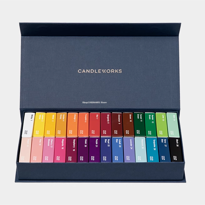 28 Color Set Brick Candle Soli - Candle Dye Chip avaliação e preço