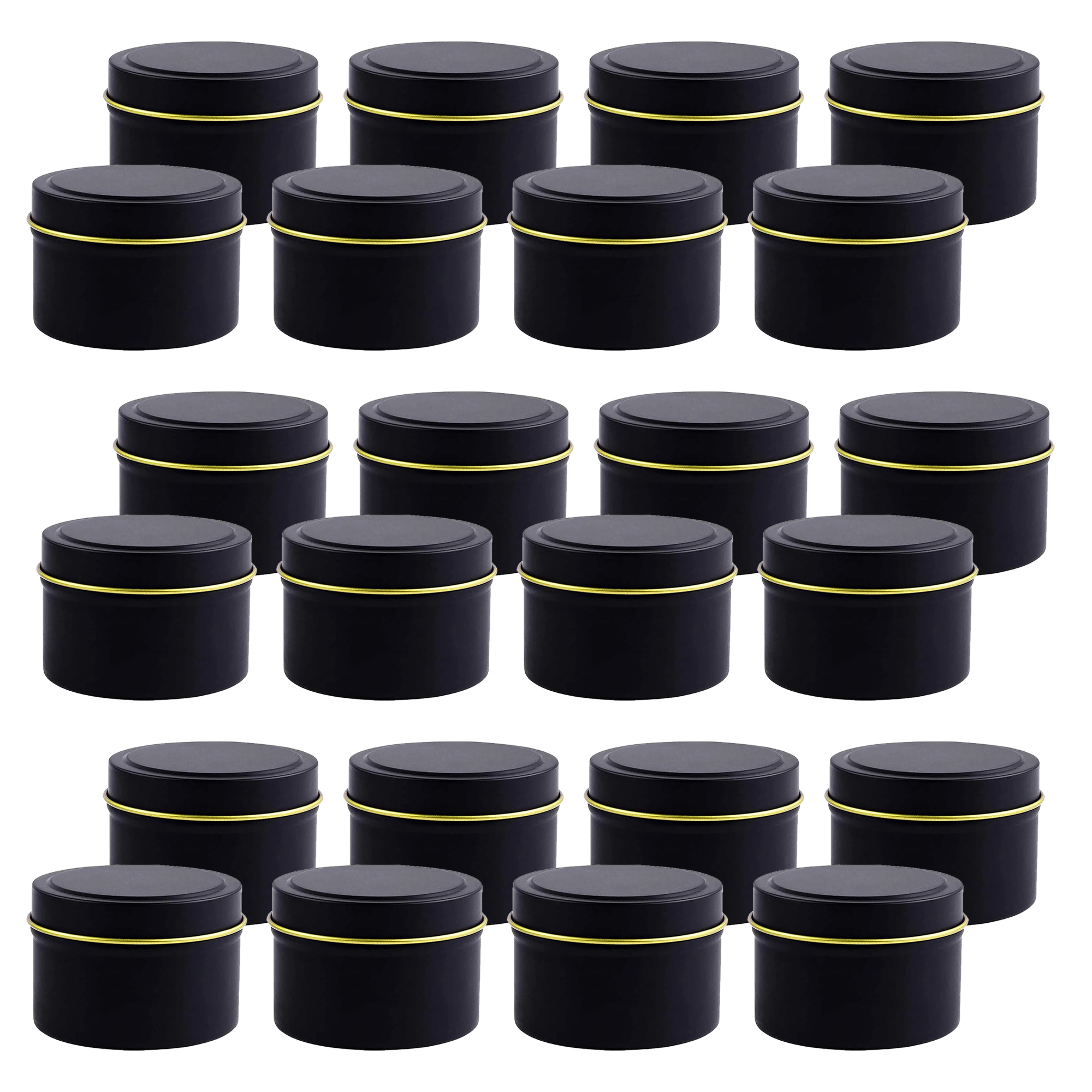 4oz/ 8oz Candle tins with lids - Candle Making Jars Wholesale avaliação e preço