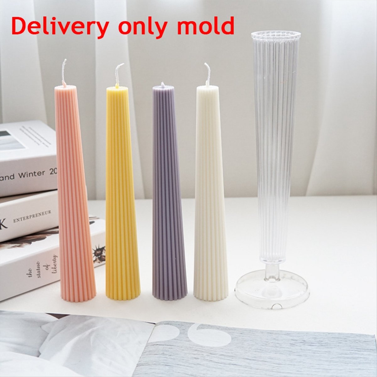 *ABAB Striped Long Pole Column - Candle Making Kits avaliação e preço