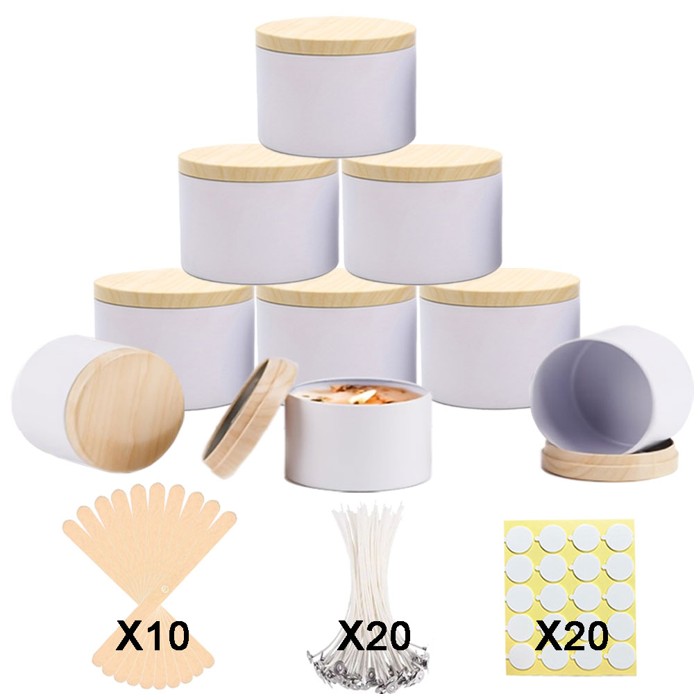58pcs Candle Making Kit 6pcs C - Candle Making Jars Wholesale avaliação e preço