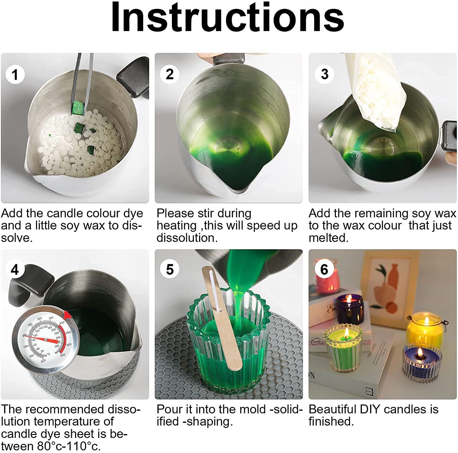 34colors Candle Dye Pigment DI - Candle Dye Chip avaliação e preço