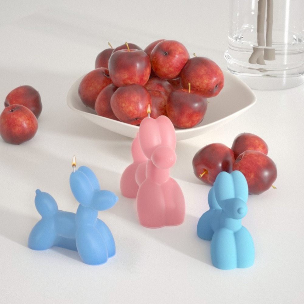 Cartoon Mini Balloon Puppy Can - Candle Making Kits avaliação e preço