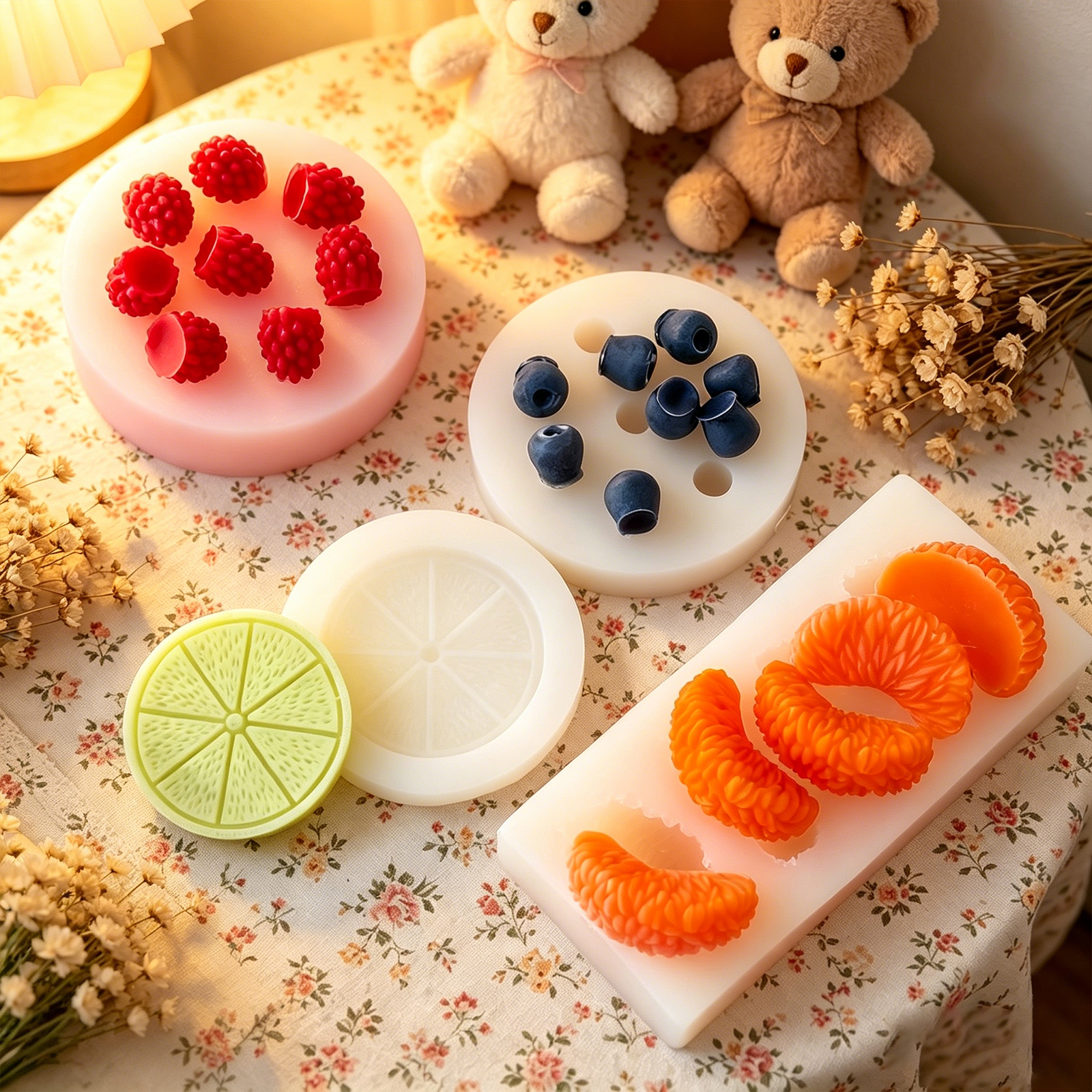 Fruit modeling silicone candle - Candle Making Soy Wax avaliação e preço