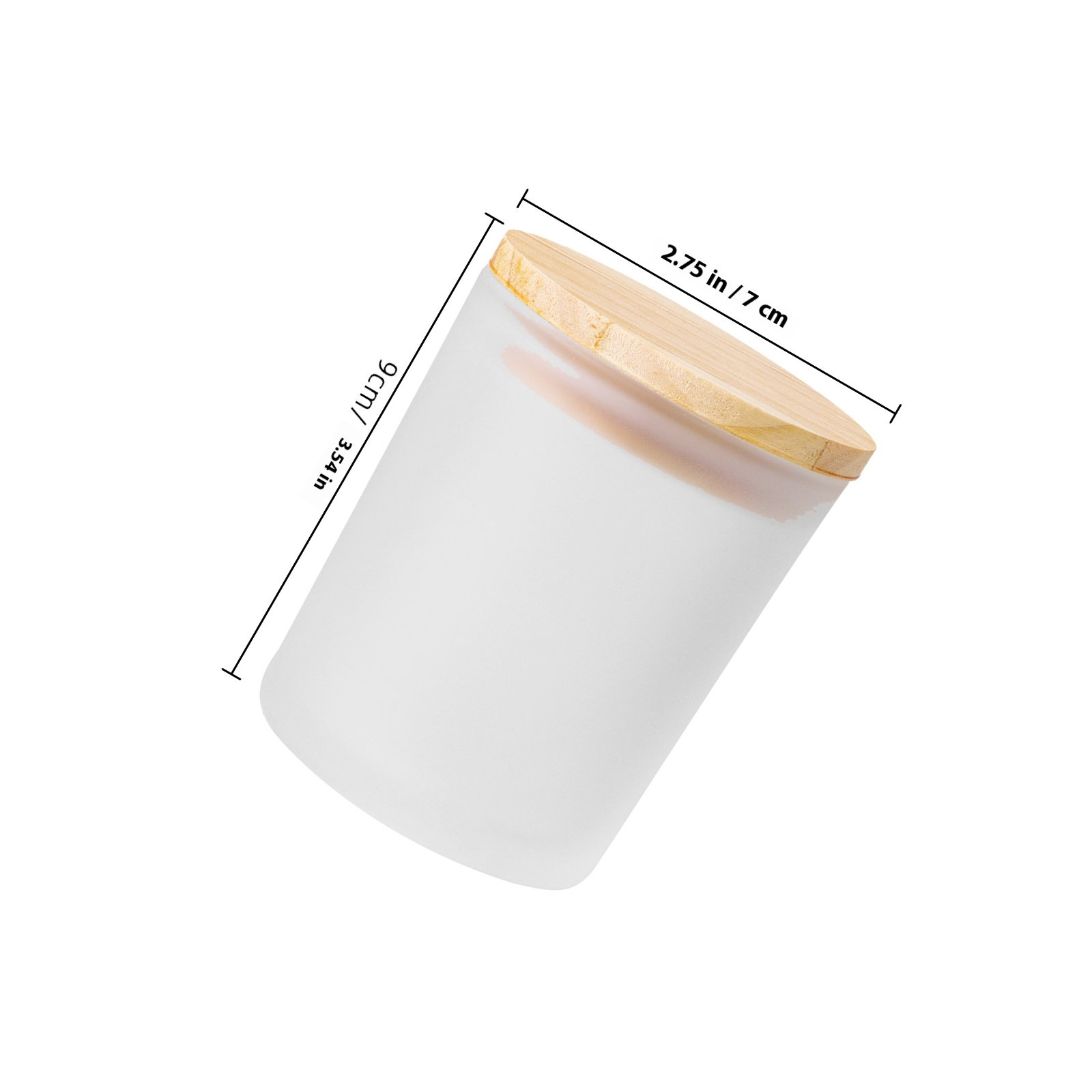 4Pcs Frosted Cups with Lids Gl - Candle Making Jars Wholesale avaliação e preço