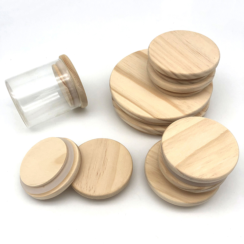Wooden Lids Silica Gel Circle  - Candle Making Jars Wholesale avaliação e preço