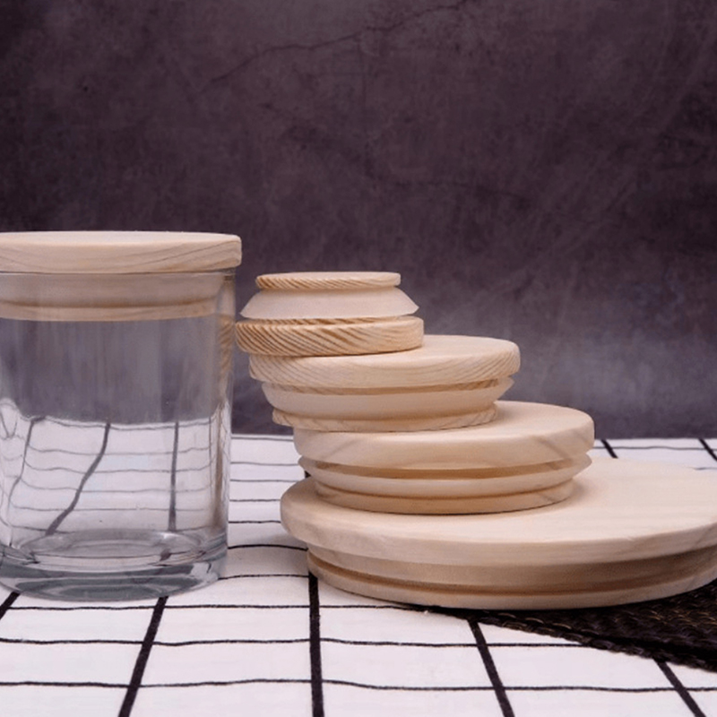 Wooden Lids Silica Gel Circle  - Candle Making Jars Wholesale avaliação e preço