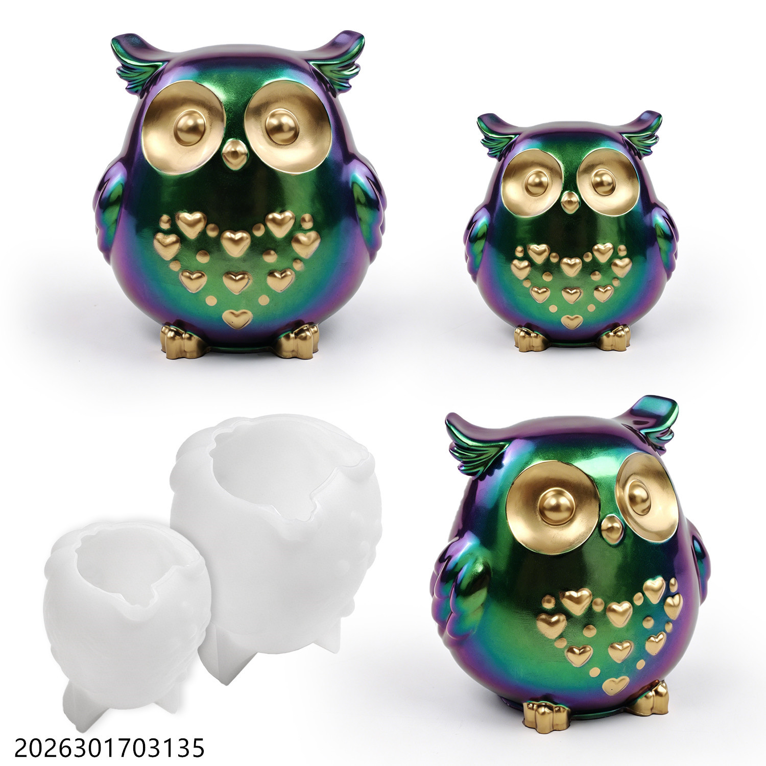 Owl Silicone Mold 3D Bird Shap - Candle Making Kits avaliação e preço