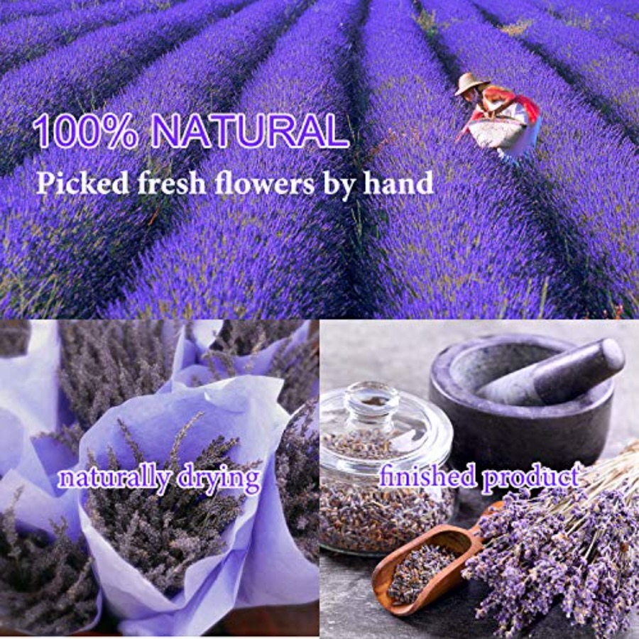 9 Bags Dried Flowers,100% Natu - Candle Making Kits avaliação e preço