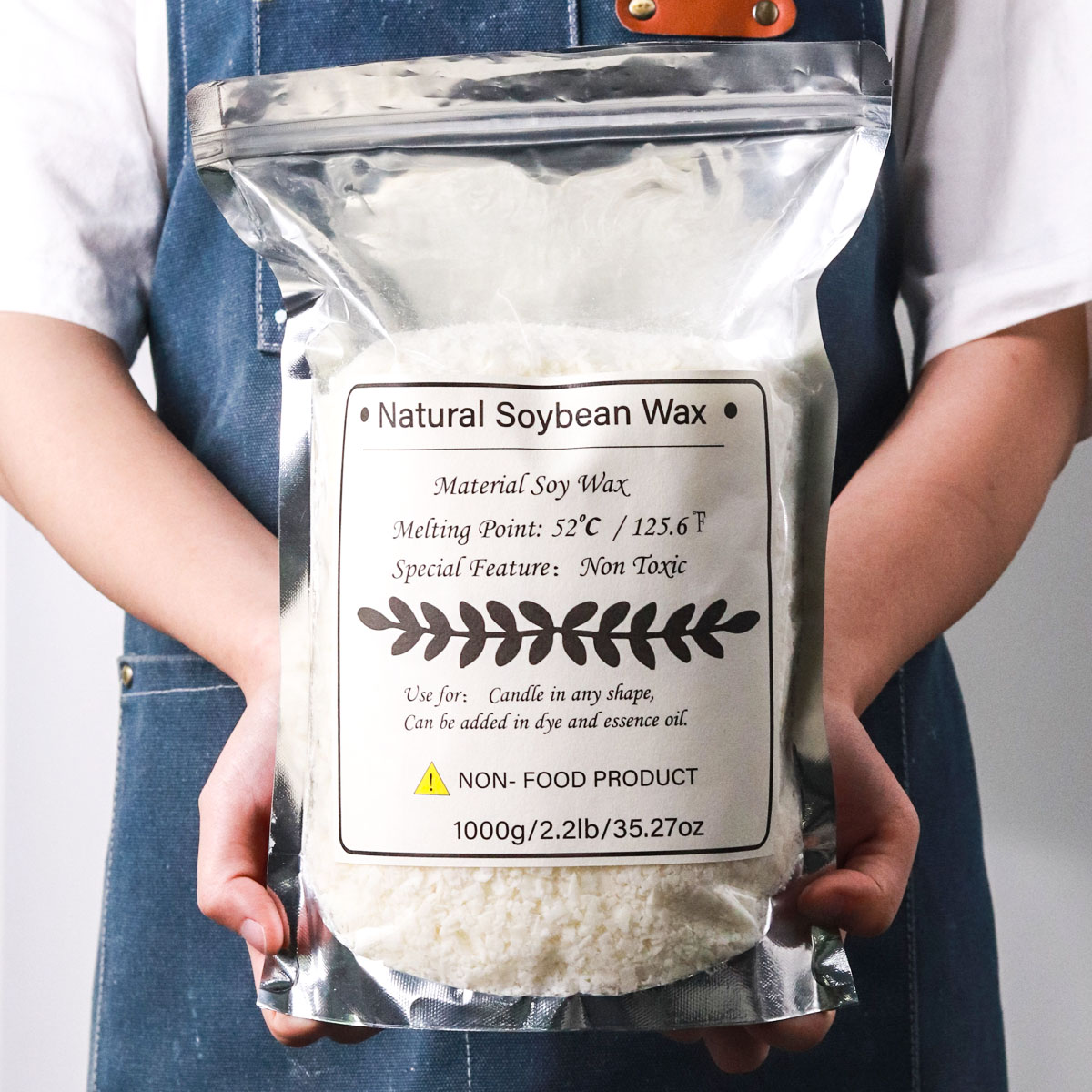 1KG Natural Soy Wax Granular S - Candle Making Soy Wax avaliação e preço